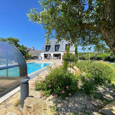 Superbe Villa Tout Confort Avec Piscine Chauffee Er Couverte Et Spa A 2 Pas De La Plage فوسنان المظهر الخارجي الصورة