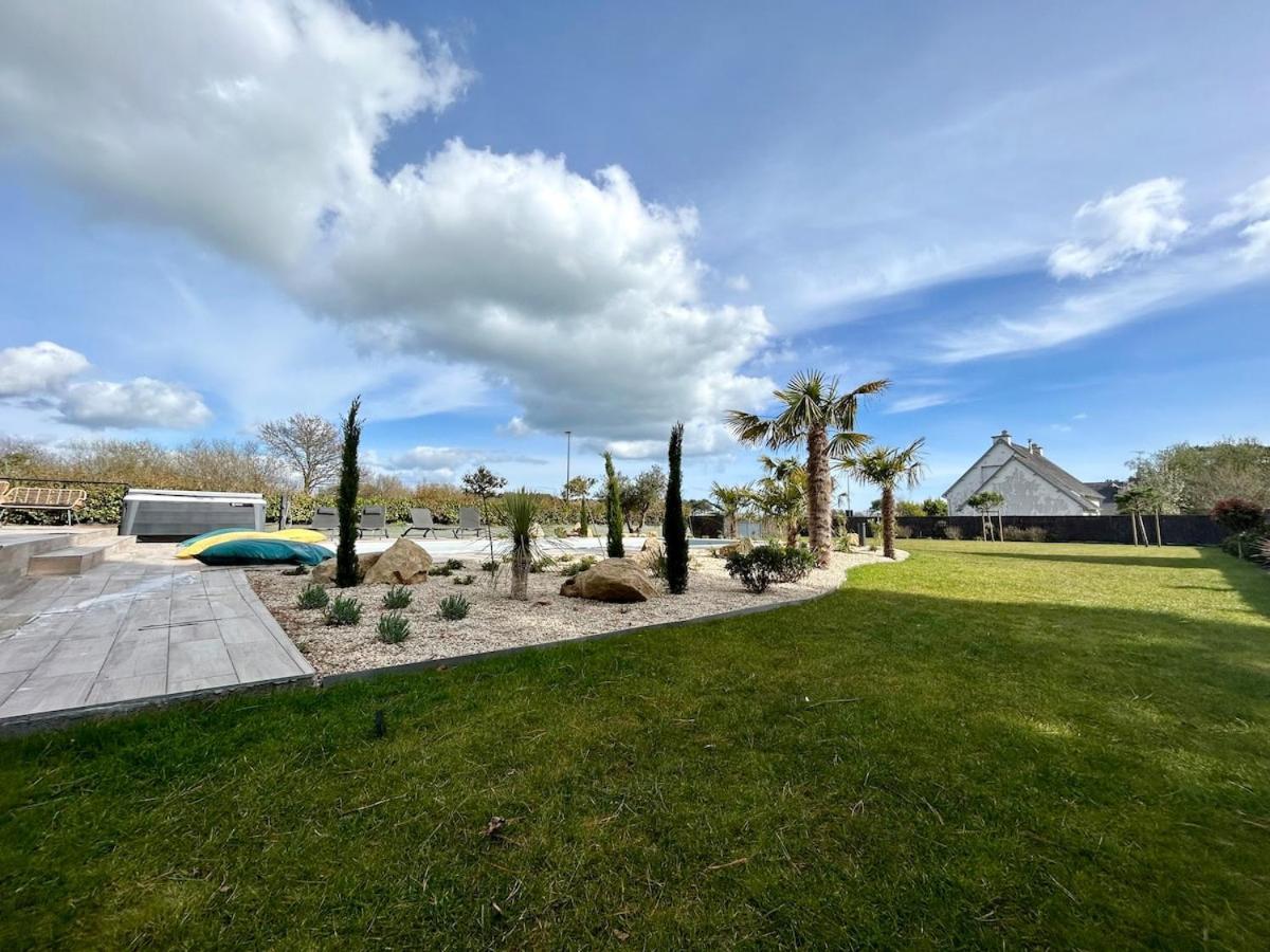 Superbe Villa Tout Confort Avec Piscine Chauffee Er Couverte Et Spa A 2 Pas De La Plage فوسنان المظهر الخارجي الصورة